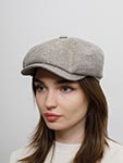 Кепка STETSON арт. 6840103 HATTERAS VIRGIN WOOL/LINEN (светло-серый)
